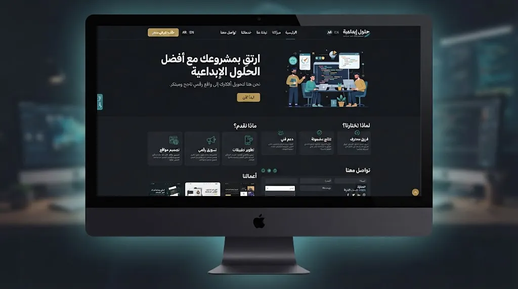 [DEV-01-001-0001] موقع تعريفي بسيط (5 صفحات - Landing Page)