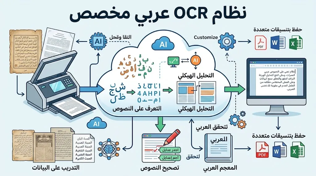 定制阿拉伯语 OCR 系统