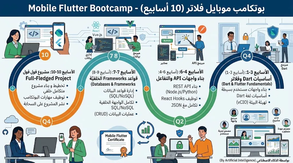 Mobile Flutter Bootcamp (10 Wochen)