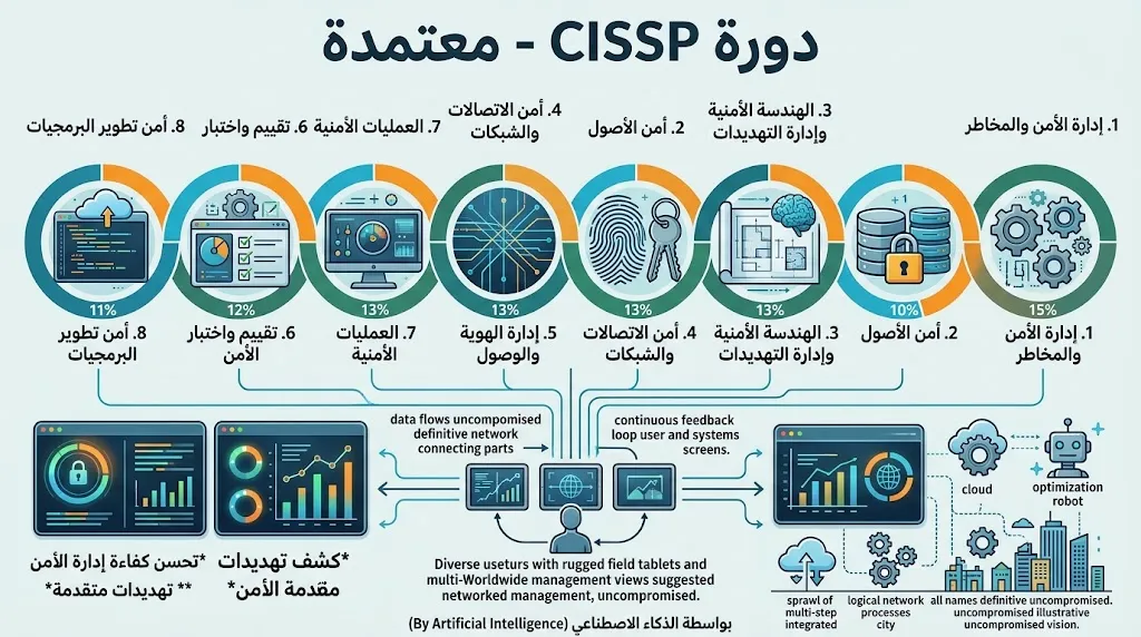 [TRN-02-001-0009] دورة CISSP - معتمدة