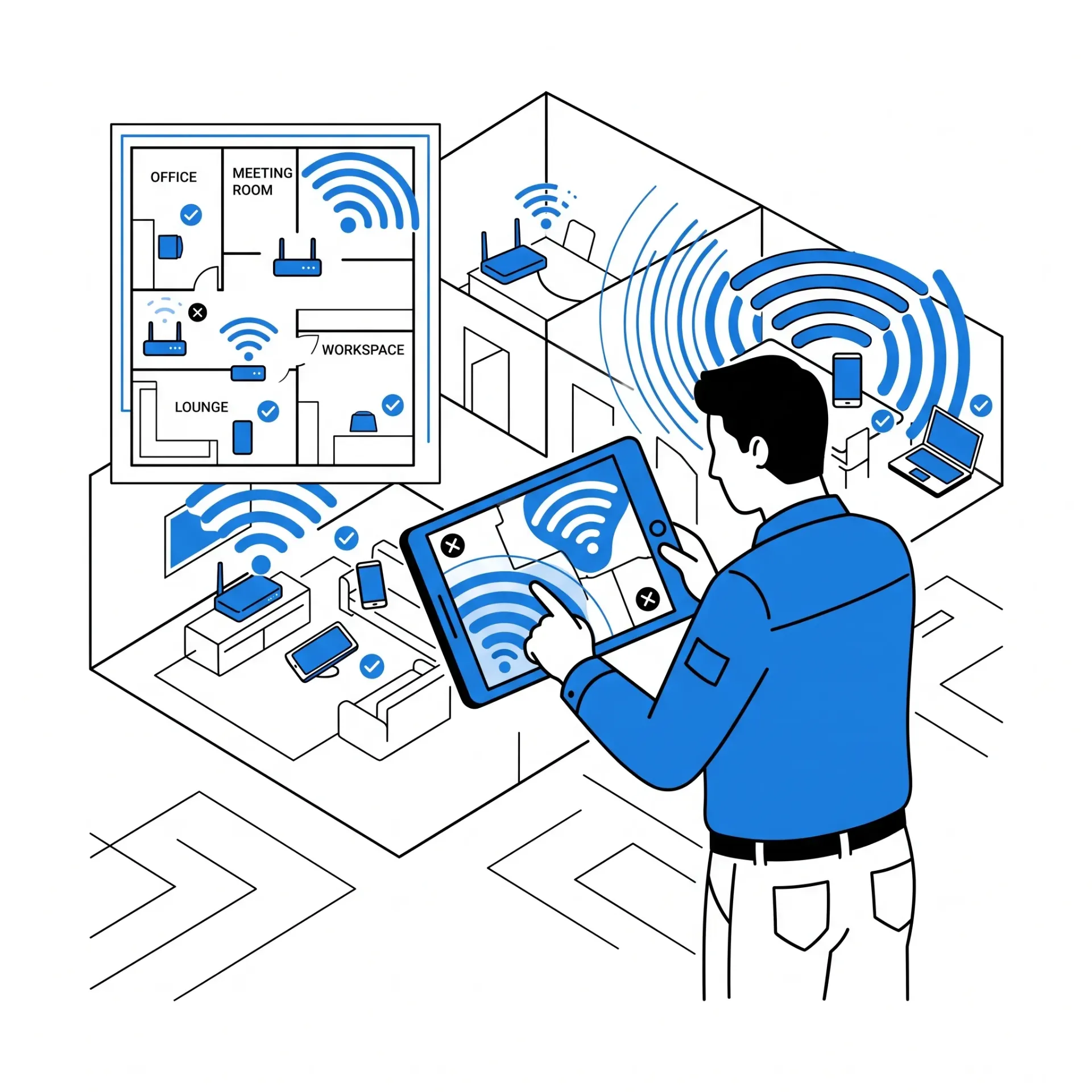Post-Installation WiFi Coverage Test