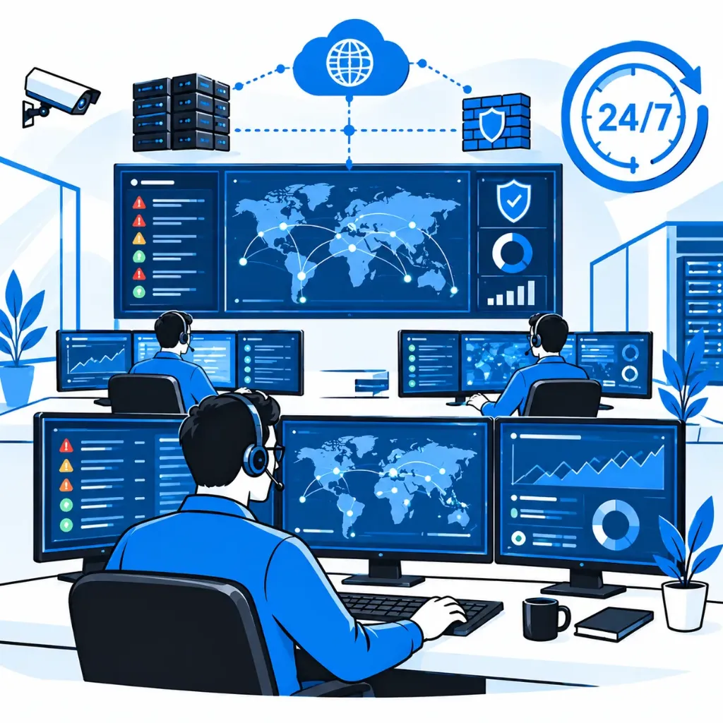 Monitorização de rede 24/7 (NOC) - Advanced