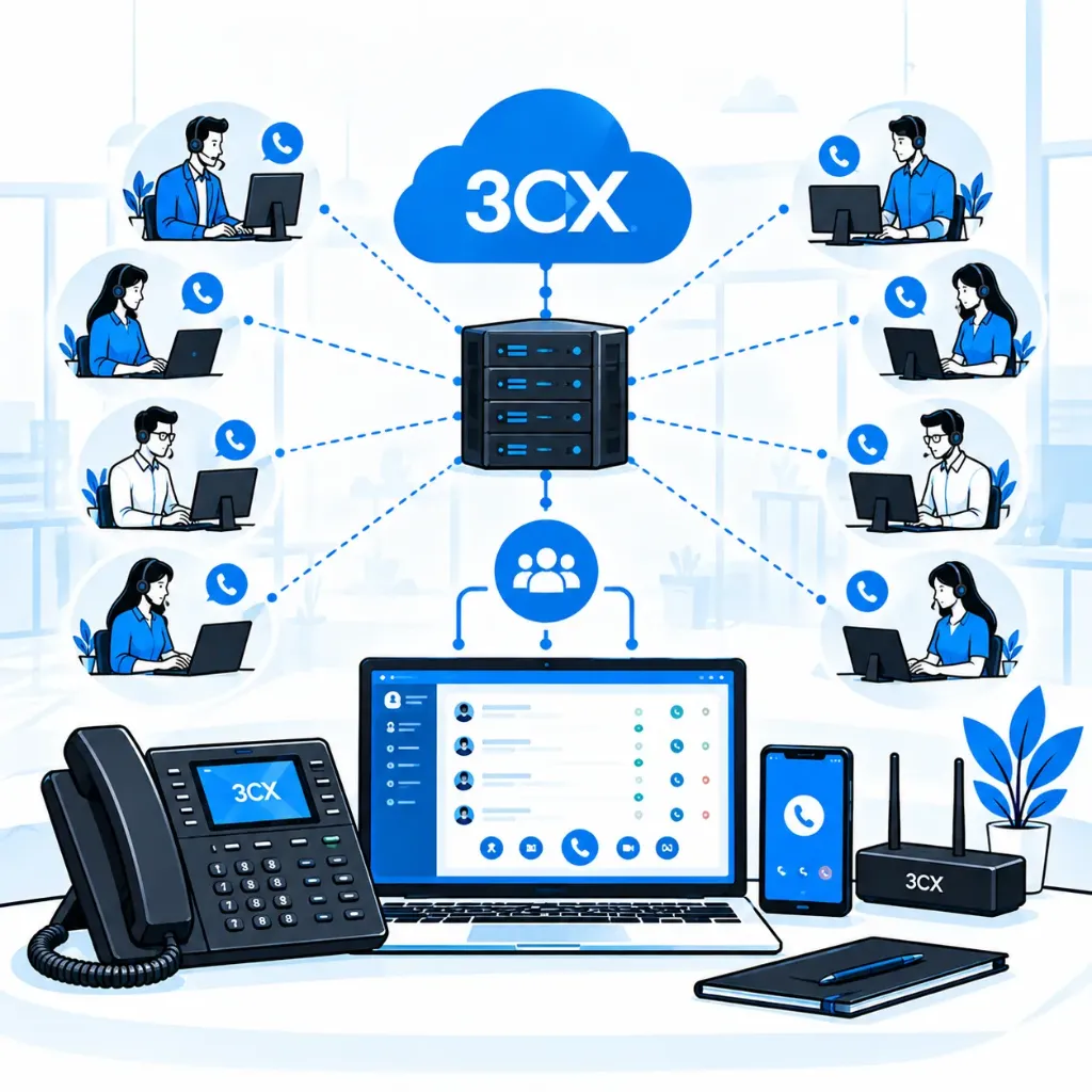 [NET-05-001-0003] 3CX VoIP 系统安装 - 企业级