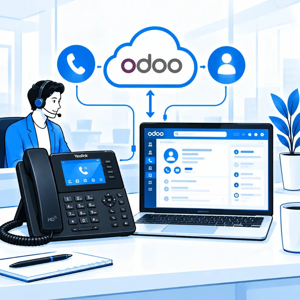 [NET-05-001-0007] Интеграция VoIP с Odoo CRM