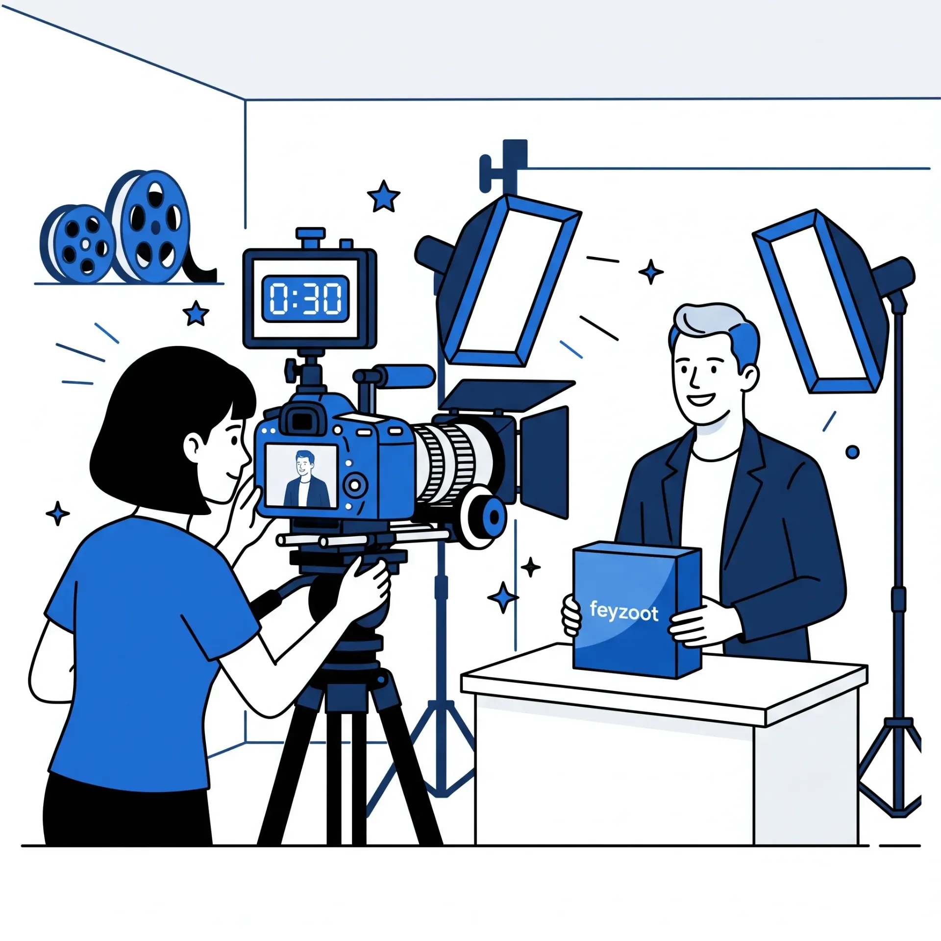 [CNT-01-002-0001] पेशेवर मार्केटिंग वीडियो - 30 सेकंड (शूटिंग)