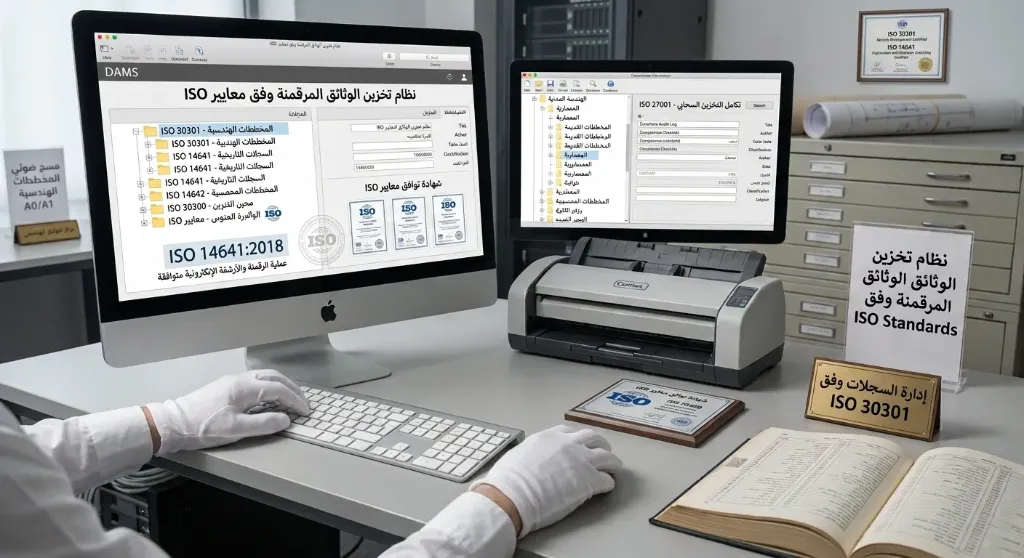 [DAT-01-002-0006] تخزين الوثائق المرقمنة وفق ISO Standards