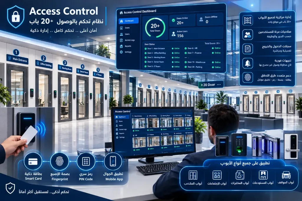 [IOT-02-002-0002] Sistema de controlo de acessos - 20+ portas